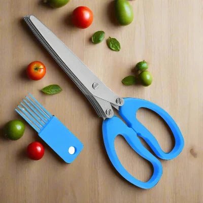 Ciseaux de Cuisine - MultiLayersScissor™ - Bleu - Cuisine et moi