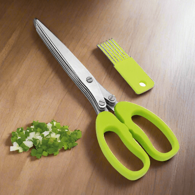 Ciseaux de Cuisine - MultiLayersScissor™ - Vert Clair - Cuisine et moi