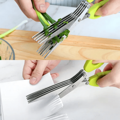 Ciseaux de Cuisine - MultiLayersScissor™ - Vert Clair - Cuisine et moi